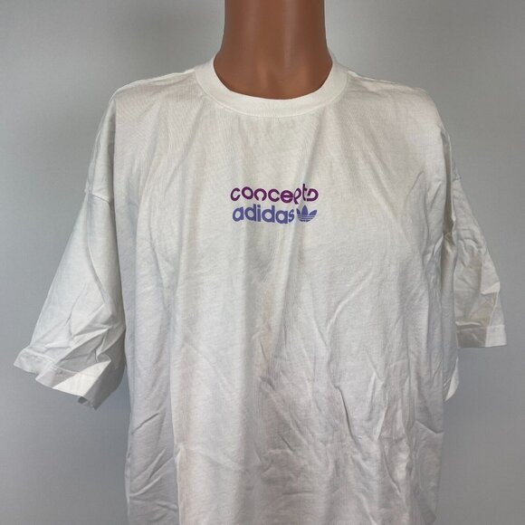 adidas Other - Adidas Originals Concepts T Shirt Trefoil Logo White Size XL